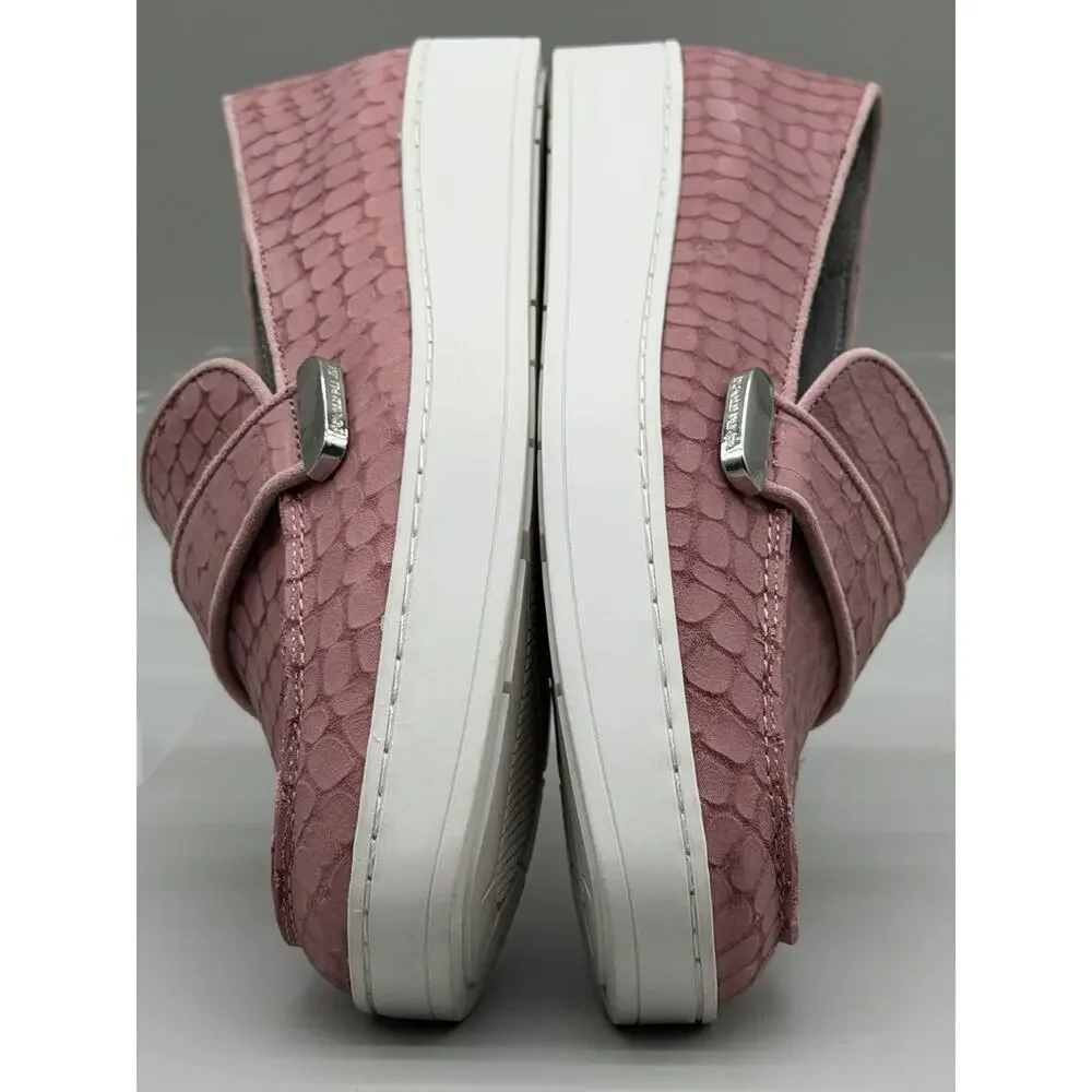 Donald Pliner Size 8M Rose Leather Tamara Slip On Loafers HPTAMARA94
